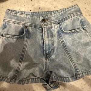 Veronica Beard Light Wash Denim Jean Shorts